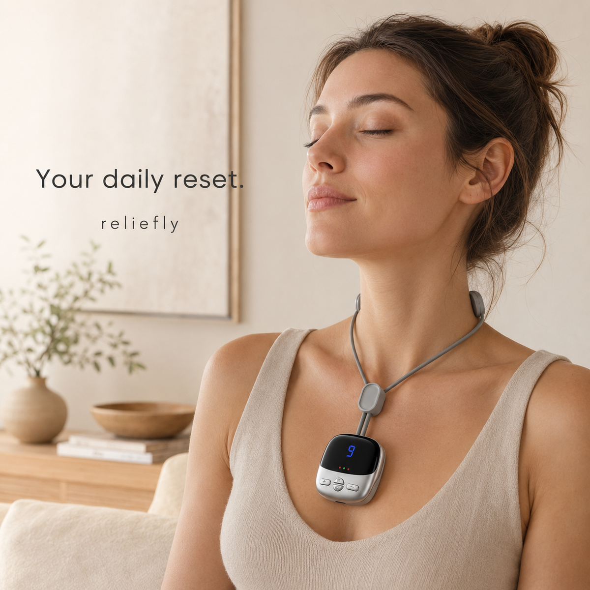 Reliefly Neck Relief Pro — Wireless Heated Neck Massager