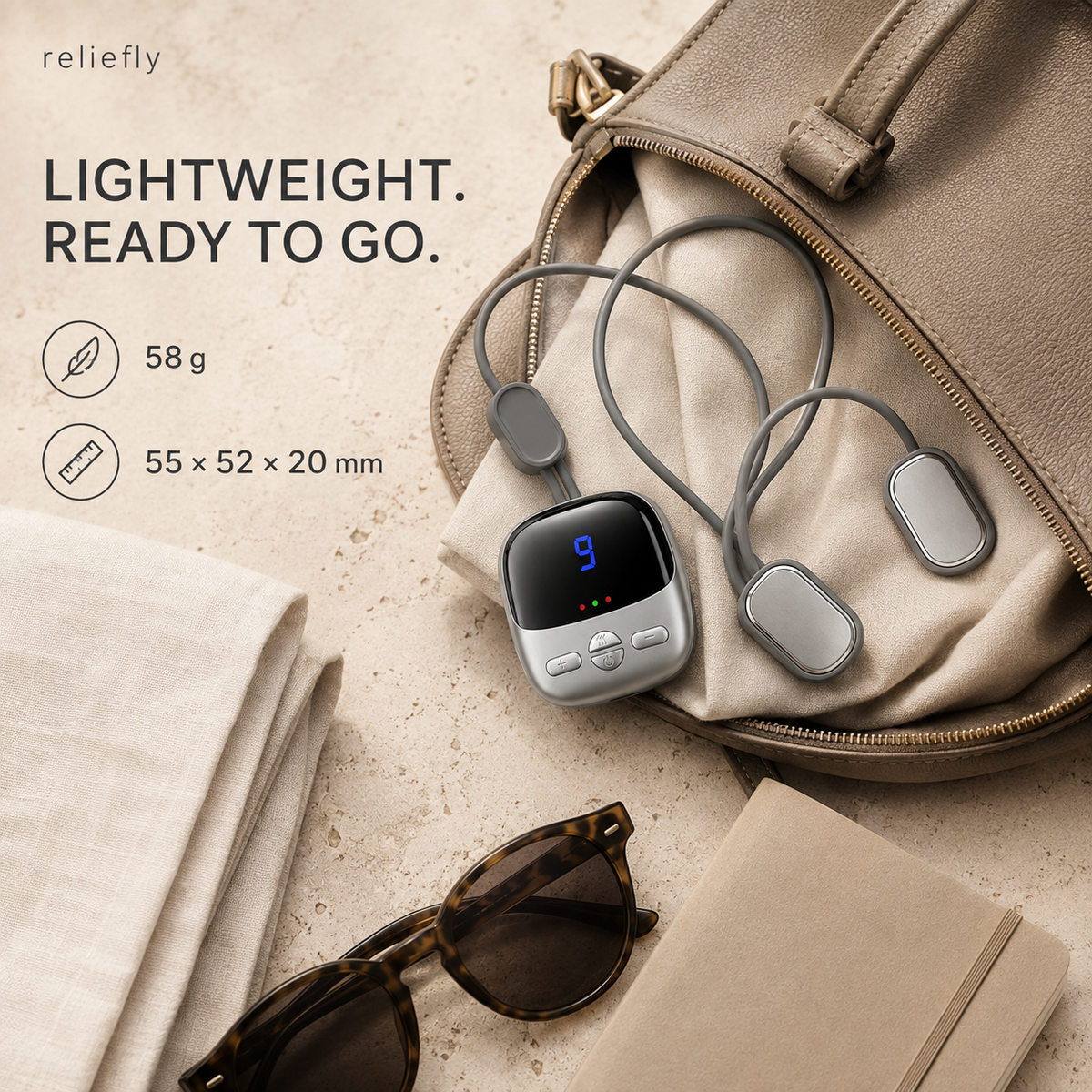 Reliefly Neck Relief Pro — Wireless Heated Neck Massager